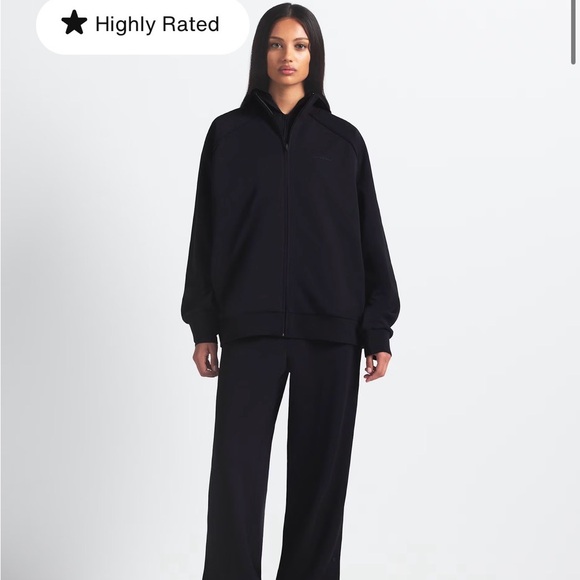 SKIMS Jackets & Blazers - NikeSKIMS Matte Tricot Women's Oversized Full-Zip Track Jacket, BNWT